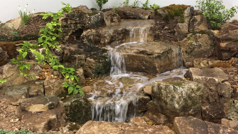 Indoor Limestone Waterfall